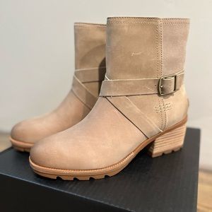 Sorel Cate Leather Buckle Bootie
